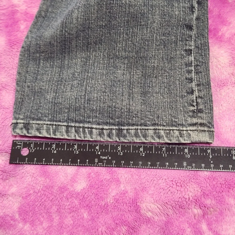 Chico's Platinum Jeans Women's Size 3 High Rise Bootcut‎ Blue Denim Stretch